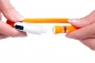 Visio Light Leuchtband für Hunde 20-70cm mit USB-Kabel, orange