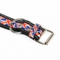 K9-Halsband, Britsche Fahne, Kunstleder, 55cm
