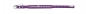 Hunter Halsband Crystal Line Petit 30 nickel, violett/schwarz