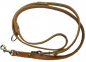 Führleine Leder 18 mm breit, 200 cm lang, 3-fach verstellbar