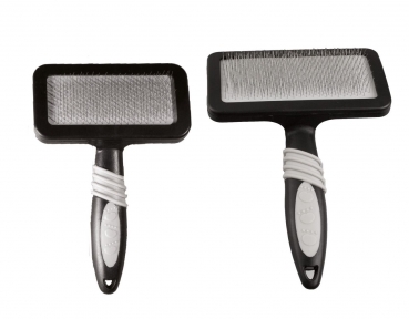 Groo'me Zupfbürste, grau