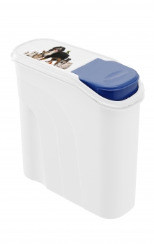 Tierfutterbehälter 6l weiss Schüttbehälter