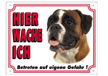 Warntafel Boxer
