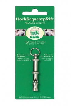 Hochfequenz-Hundepfeife, silber