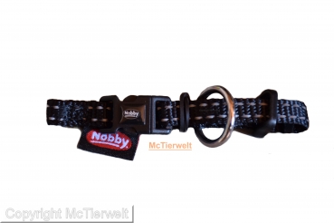 Halsband Classic Reflekt, schwarz, L.20-35cm, B.10mm