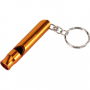 Notfallpfeife/Hundepfeife, orange-gold