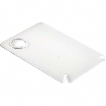 Zeckenkarte mit Lupe, transparent