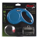 Flexi New Classic Set M, blau, Seil 5 m, bis 20kg