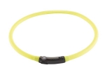 HUNTER, Leuchtband für Hunde Yukon 20-70cm mit USB-Kabel, limette