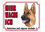 Warntafel Deutscher Schäferhund