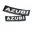 Logo "AZUBI"für IDC-Powergeschirr, groß 1Paar