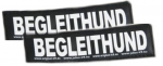 Logo "BEGLEITHUND"für IDC-Powergeschirr, groß 1Paar