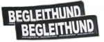 Logo "BEGLEITHUND" für IDC-Powergeschirr, klein 1Paar