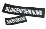 Logo "BLINDENFÜHRHUND" für IDC-Powergeschirr, groß 1Paar