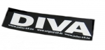 Logo "DIVA" für IDC-Powergeschirr, groß 1Paar