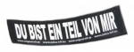 Logo "DU BIST EIN TEIL VON MIR" für IDC-Powergeschirr, klein 1Paar