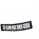 Logo "Es kann nur einen geben" für IDC-Powergeschirr, klein 1Paar