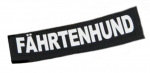 Logo "FÄHRTENHUND" für IDC-Powergeschirr, klein 1Paar