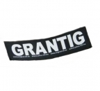 Logo "GRANTIG" für IDC-Powergeschirr, klein 1Paar