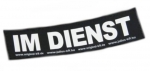 Logo "Im Dienst" für IDC-Powergeschirr, groß 1Paar