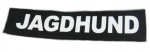 Logo "JAGDHUND" für IDC-Powergeschirr, groß 1Paar