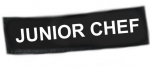 Logo "JUNIOR CHEF" für IDC-Powergeschirr, groß 1Paar