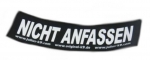 Logo "NICHT ANFASSEN" für IDC-Powergeschirr, groß 1Paar