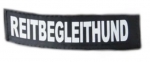Logo "REITBEGLEITHUND" für IDC-Powergeschirr, groß 1Paar