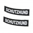 Logo "Schutzhund" für IDC-Powergeschirr, klein 1Paar