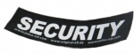 Logo "SECURITY" für IDC-Powergeschirr, groß 1Paar