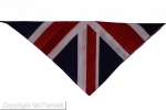 Hunde-Halstuch, Union Jack, Britische Fahne , M 53x53cm