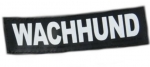 Logo "WACHHUND" für IDC-Powergeschirr, groß 1Paar