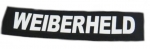 Logo "WEIBERHELD" für IDC-Powergeschirr, groß 1Paar